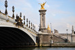 Pont Alexandre 3 sur la Seine à Paris, France
