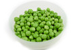 green peas in a bowl isolated on white green peas in a bowl isolated on white