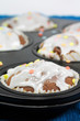 Schokomuffins mit Zuckerguss