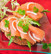 Zwischenmahlzeit-Lachshäppchen
