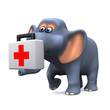 3d Elephant first aid
