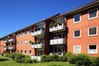 Foto: Wohnhaus, Hausfassade, Mietswohnungen, Deutschland Wohnhaus, Hausfassade, Mietswohnungen, Deutschland