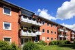 Wohnhaus, Hausfassade, Mietswohnungen, Deutschland