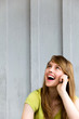 Girl with her mobile phone