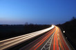 Autobahn Nachtaufnahme