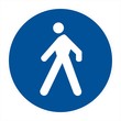 Obligation road sign