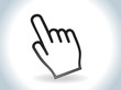 abstract glossy cursor icon abstract glossy cursor icon