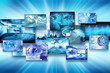 Television and internet production technology concept Television and internet production technology concept
