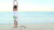 Woman on Sandy Beach