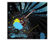 Abstract party poster with disco ball
