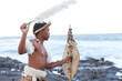 zulu man on beach
