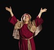Woman Dressed As Mary, Mother Of Jesus