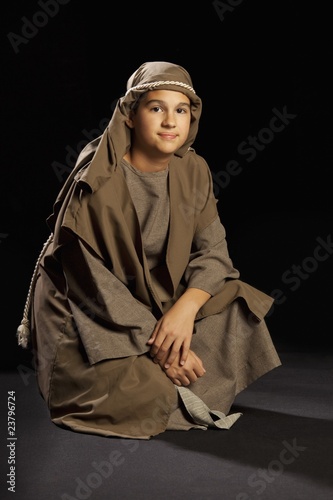 Photo: Boy Portraying A Young Jesus Boy Portraying A Young Jesus