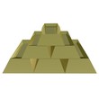 3d golden bar
