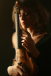 Portrait of violinist