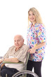 nurse helping elderly patient nurse helping elderly patient