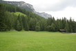 Dark cloud on Corvara's prairie