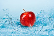 Apple and water