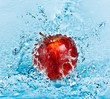 Apple and water