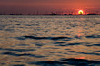 Sonnenuntergang mit Blick auf die Küste