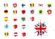 Drapeaux monde tâche