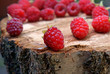 ripe appetizing raspberry