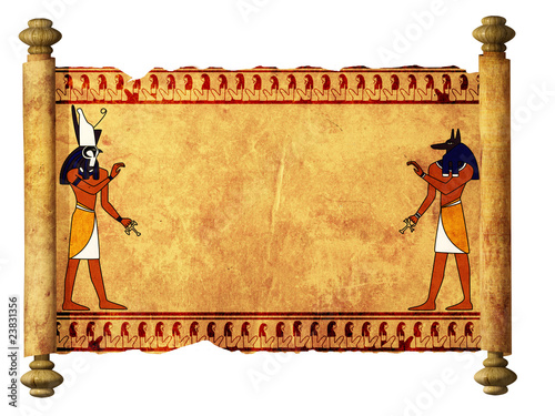Illustration: Anubis and Horus Anubis and Horus