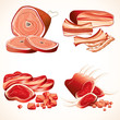 Meat collection (all vector objects separated)