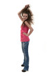 Foto: Girl with beautiful hair Girl with beautiful hair