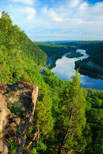 Photo: Mountain river aerial view Mountain river aerial view