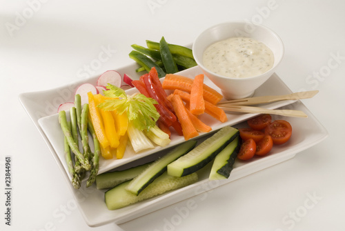 Photo: Crudites salad. Crudites salad.