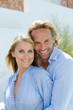 Photo: Portrait of a couple resting at a tourist resort Portrait of a couple resting at a tourist resort
