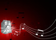 Fond musique partition