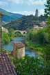 the village of Olargues, France the village of Olargues, France