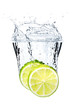 Foto: Fruchtige Erfrischung mit Limonen Fruchtige Erfrischung mit Limonen