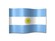 Fahne Argentinien