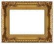 Picture gold frame with a decorative pattern Picture gold frame with a decorative pattern
