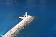 Leuchtturm im Meer