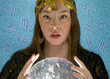 Fortune Teller with Crystal ball Fortune Teller with Crystal ball