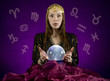 Fortune Teller with Crystal ball