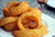 Onion Rings on a plate