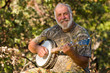 Happy Banjo Player