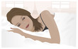 Sleeping woman