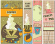 Four Sweet Coffee and Dessert Banners Four Sweet Coffee and Dessert Banners