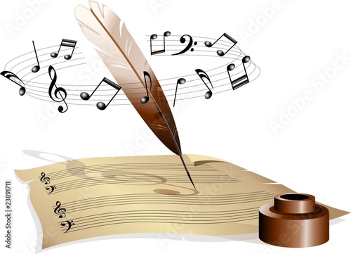 Vector: Musica Foglio con Pentagramma-Music and Music Sheet Musica Foglio con Pentagramma-Music and Music Sheet