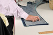 Tailor working at studio - a series of TAILOR related images. Tailor working at studio - a series of TAILOR related images.