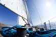Sailboat Cockpit with Winch Sailboat Cockpit with Winch