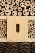 Foto: Detail Insektenhotel Detail Insektenhotel