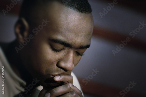 Photo : Man In Prayer Man In Prayer