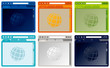 Vector Internet web browser Vector Internet web browser